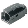 Telegartner RJ45 Connector Boot Black Polycarbonate MP8 Series for Use with H86011A0006 H86011A0006