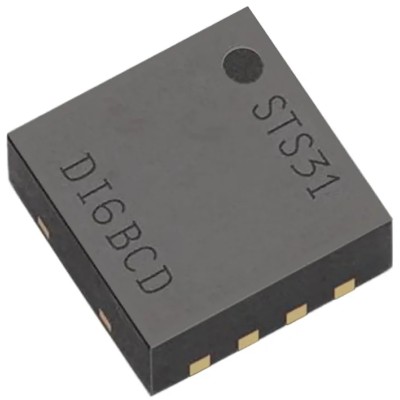 Sensirion Digital Output Temperature & Humidity Sensor, Surface Mount, Serial-I2C Interface, ±0.3°C Accuracy, 8-Pin STS3x