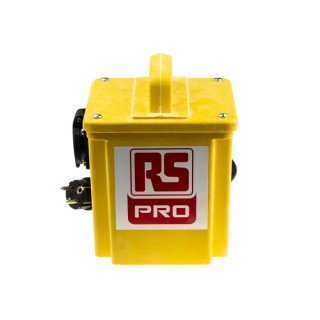 RS PRO Portable Site Transformer 750 VA, 230 V AC Primary, 230 V AC Secondary, 16 A Output, 50-60 Hz 123-7381
