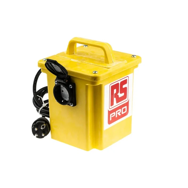 RS PRO Portable Site Transformer 750 VA, 230 V AC Primary, 230 V AC Secondary, 16 A Output, 50-60 Hz 123-7381