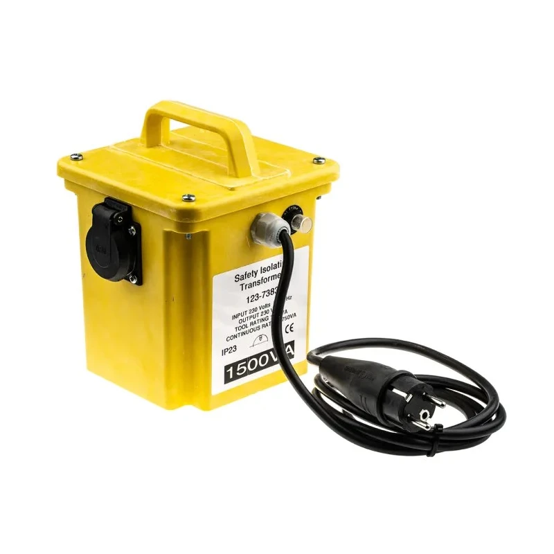 RS PRO 1 Site Transformer 1.5 kVA, 230 V AC Primary, 230 V AC Secondary 123-7383