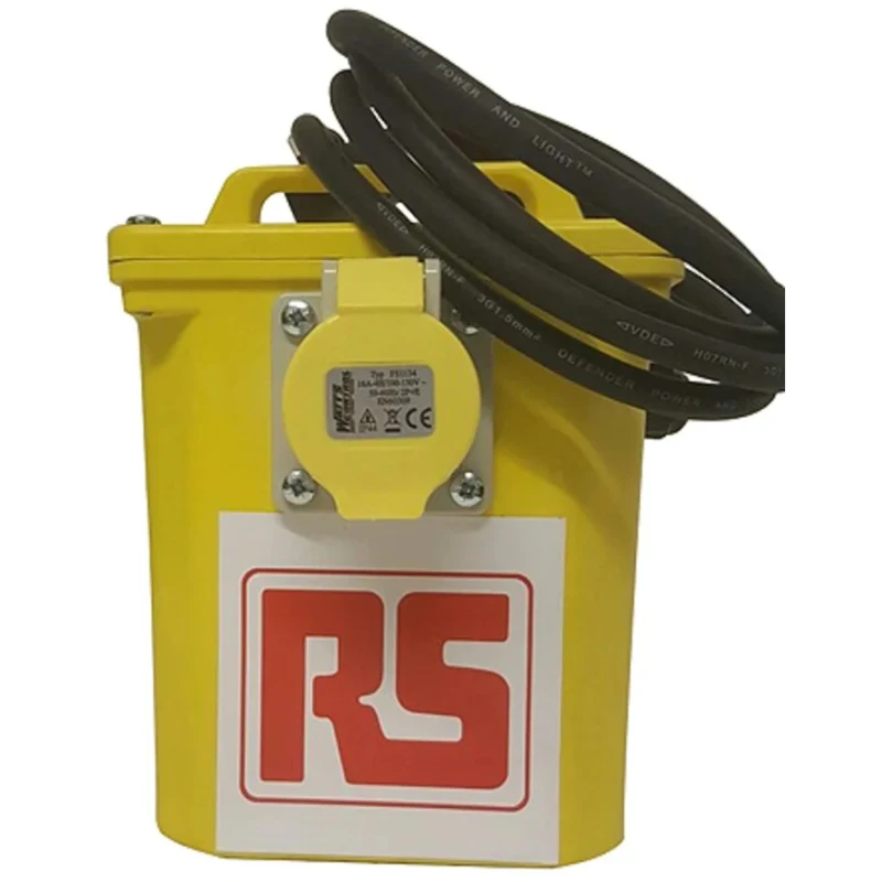 RS PRO Site Transformer 1 kVA, 230 V AC Primary, 110 V Secondary, 4 A Output Current 123-7384