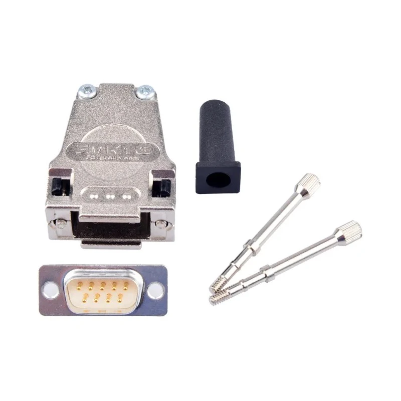 FCT from Molex FMK 9 Way Straight Cable D-Sub Connector with Hood, Screw Male FMK1G-09P-5847 / 1731140310