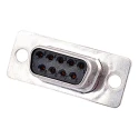 FCT from Molex Filtered 9 Way Straight Cable D-Sub Connector Female 250V 5A FC09S0G1 / 1731140005