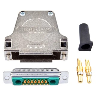 FCT from Molex FMK 17 Way Straight Screw D-Sub Connector Male with Solder Termination FMK3G-17W2PA-5937 / 1731140087