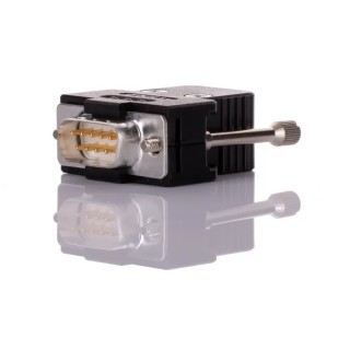 FCT from Molex 9 Way Straight Cable Screw D-Sub Connector with Thumb Screw, Cable Clamp Hood Kit FKH1-09P-5848 / 1731140316