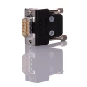 FCT from Molex 9 Way Straight Cable Screw D-Sub Connector with Thumb Screw, Cable Clamp Hood Kit FKH1-09P-5848 / 1731140316