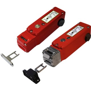 IDEM KLM-P2L Series Solenoid Interlock Switch Power to Lock 24V DC IP67 Metal Housing 202021-SS