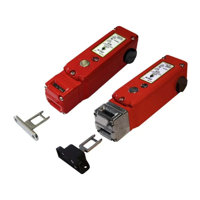 IDEM KLM-P2L Series Solenoid Interlock Switch Power to Lock 24V DC IP67 Metal Housing 202021-SS
