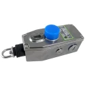 IDEM GLM-SS Mini Safety Rope Pull Switch with Stainless Steel Housing, LED Indicator, IP69K 90 mm 148001