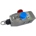 IDEM GLM-SS Mini Safety Rope Pull Switch 90 mm, 316 Stainless Steel Housing, IP69K, LED Indicators, 24V DC/240V AC 148005