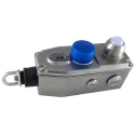 IDEM GLM-SS Mini Safety Rope Pull Switch 90mm Stainless Steel Housing LED Indicator IP69K 148062A