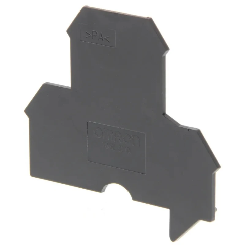 Omron XW5E Series End Cover for Use with XW5T-S2.5-1.1-2 Feed Through Terminal Blocks 