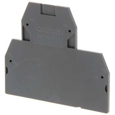 Omron Series End Cover for Use with XW5G-S4.0-1.1-2 Grounding Terminal Block and XW5T-S4.0-1.1-2 Feed Through Terminal XW5E