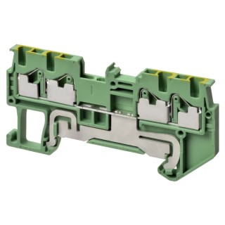 Omron Non-Fuse DIN Rail Terminal Grey, 1.5mm² Cable CSA, 17.5A Current, Push-in Termination, 1-Level, 500V XW5G-P1.5-1.2-1