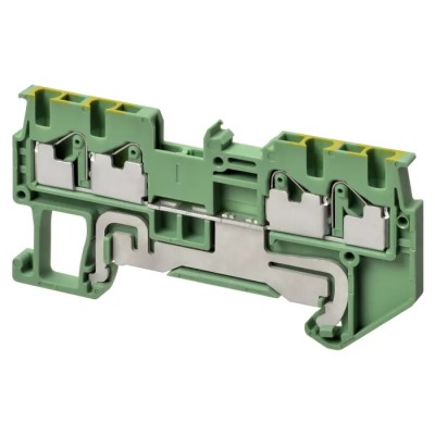 Omron Non-Fuse DIN Rail Terminal Grey, 1.5mm² Cable CSA, 17.5A Current, Push-in Termination, 1-Level, 500V XW5G-P1.5-1.2-1