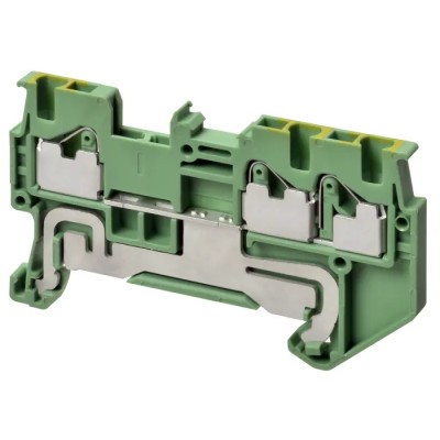 Omron Non-Fuse DIN Rail Terminal Grey, 1.5mm² Cable CSA, 1-Level Push-in Terminal, 17.5A, 500V XW5G-P1.5-2.2-1