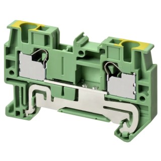 Omron Non-Fuse DIN Rail Terminal Grey, 4mm², 1-Level, Push-in Termination XW5G-P4.0-1.1-1
