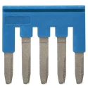 Omron XW5S Series Blue Short Bar Accessory for XW5G-P2.5-5 Grounding and XW5T-P2.5-5 Feed Through Terminal Blocks 
