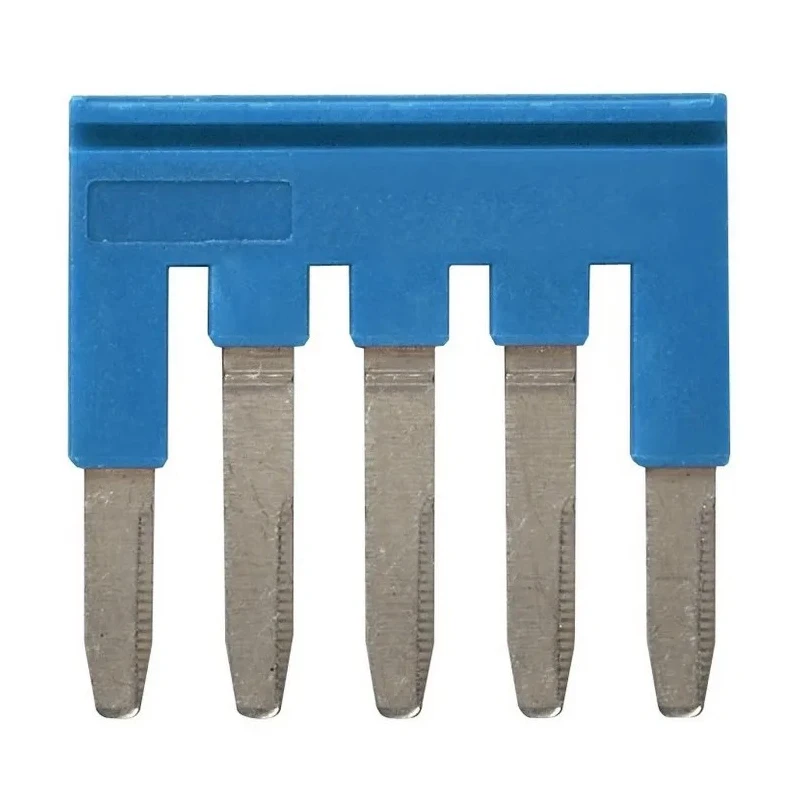 Omron XW5S Series Blue Short Bar Accessory for XW5G-P2.5-5 Grounding and XW5T-P2.5-5 Feed Through Terminal Blocks 