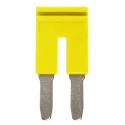 Omron Series Yellow Short Bar for Use with XW5G-P4.0-2 Grounding Terminal Block, XW5T-P4.0-2 Feed Through Terminal Block XW5S