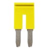 Omron Series Yellow Short Bar for Use with XW5G-P4.0-2 Grounding Terminal Block, XW5T-P4.0-2 Feed Through Terminal Block XW5S