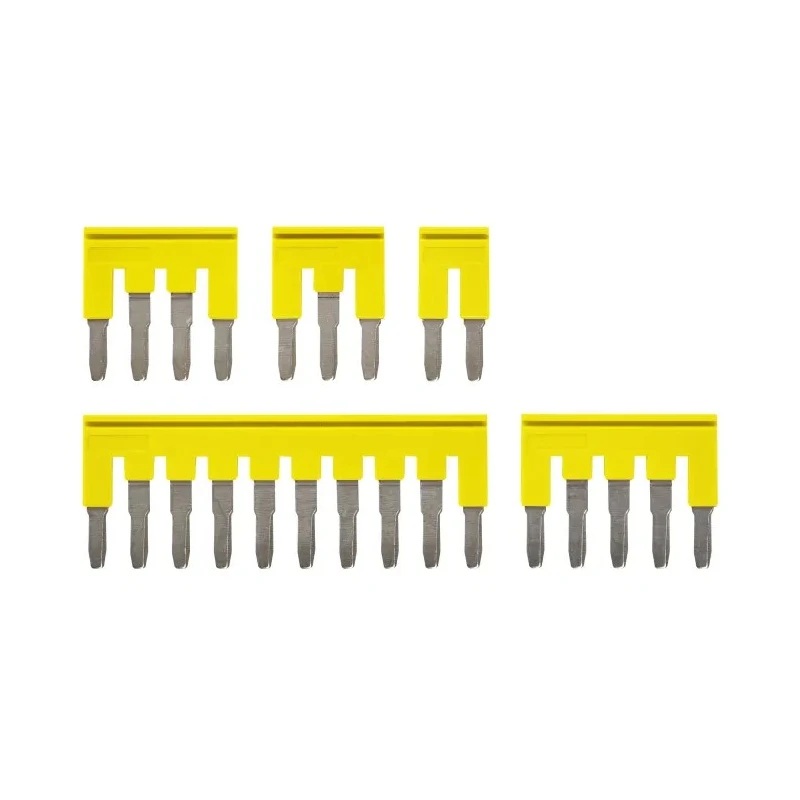 Omron Series Yellow Short Bar for Use with XW5G-P4.0-2 Grounding Terminal Block, XW5T-P4.0-2 Feed Through Terminal Block XW5S