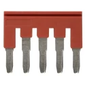 Omron XW5S Series Short Bar for Use with XW5G-P4.0-5 Grounding Terminal Block, XW5T-P4.0-5 Feed Through Terminal Block 