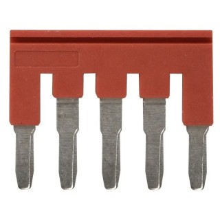 Omron XW5S Series Short Bar for Use with XW5G-P4.0-5 Grounding Terminal Block, XW5T-P4.0-5 Feed Through Terminal Block 
