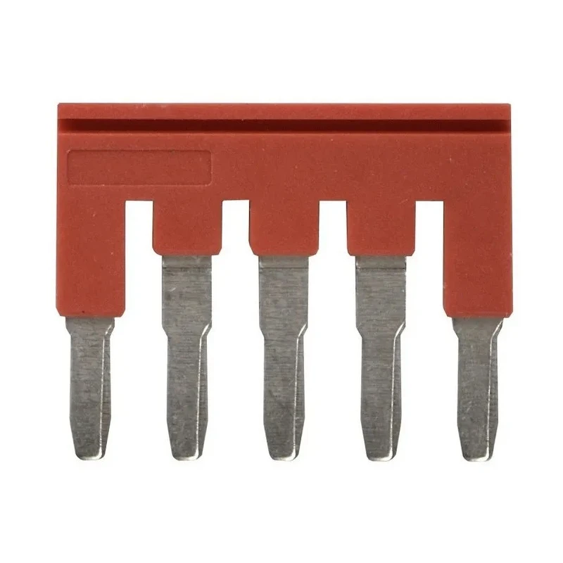 Omron XW5S Series Short Bar for Use with XW5G-P4.0-5 Grounding Terminal Block, XW5T-P4.0-5 Feed Through Terminal Block 