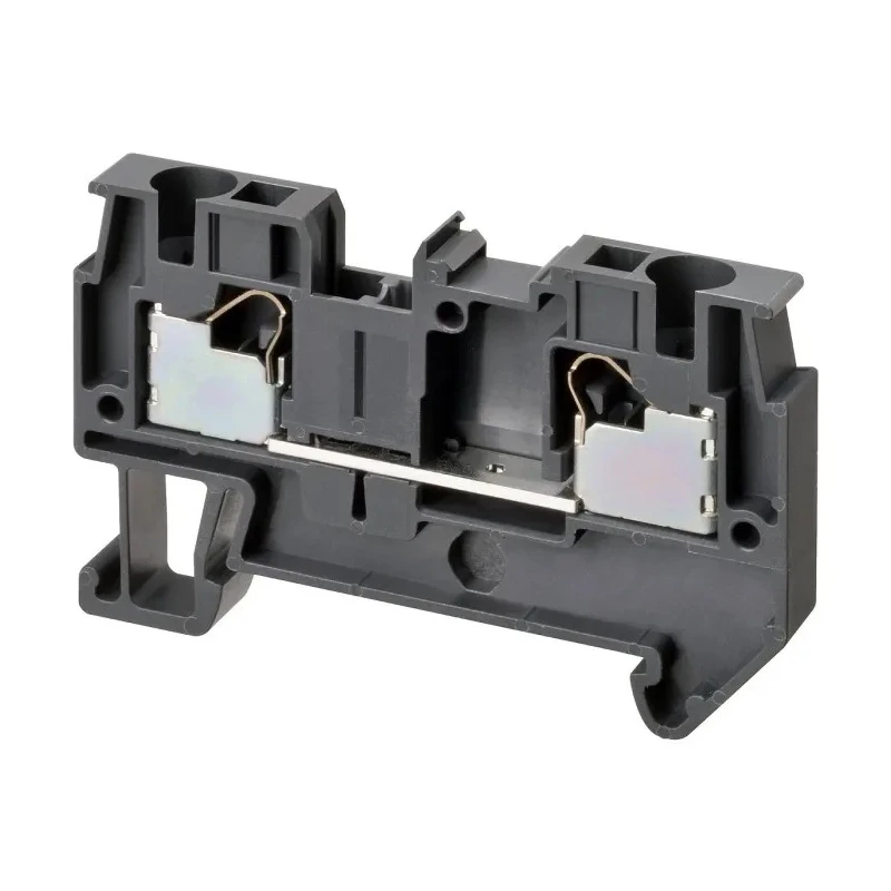 Omron XW5T Series Non-Fuse DIN Rail Terminal Grey 4mm² 1-Level Push-in XW5T-P4.0-1.1-1