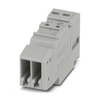 Phoenix Contact COMBI Series Non-Fused Terminal Block, 2-Way, 24A, 500V, Snap-in Mount, Push-in Termination 3000656