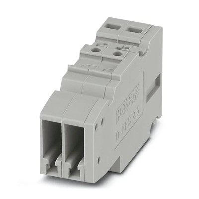 Phoenix Contact COMBI Series Non-Fused Terminal Block, 2-Way, 24A, 500V, Snap-in Mount, Push-in Termination 3000656