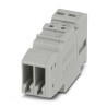Phoenix Contact COMBI Series Non-Fused Terminal Block, 2-Way, 24A, 500V, Snap-in Mount, Push-in Termination 3000656