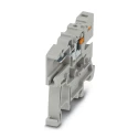 Phoenix Contact COMBI Series Non-Fused Terminal Block, 1-Way, 24A, 500V, Grey, Snap-In Mount, Push-In Termination 3000652