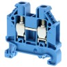 Omron XW5T Series DIN Rail Terminal Block Blue 6mm² 1-Level Screw Termination XW5TS60111BL