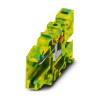 Phoenix Contact COMBI Series Non-Fused Terminal Block, 1-Way, 24A, 500V, 5.2mm Pitch, Push-in Termination 3000655