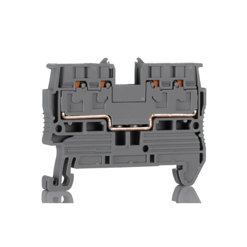 Phoenix Contact PT 2.5/S-QUATTRO Series Feed Through Terminal Block Grey, 0.14mm² to 2.5 mm², 4-Level, Push-in 3211019