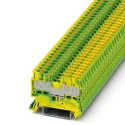 Phoenix Contact PT 2.5/S-QUATTRO-PE Series Earth Terminal Block Yellow, Green, 6kV, 0.14 to 2.5 mm², 1-Level, 4 3211025