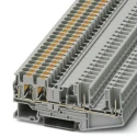 Phoenix Contact Feed Through Terminal Block PT 4-QUATTRO/2P Series Grey, 0.2mm² to 6 mm², 32A, 800V, Push-in, 1-Level 3211991