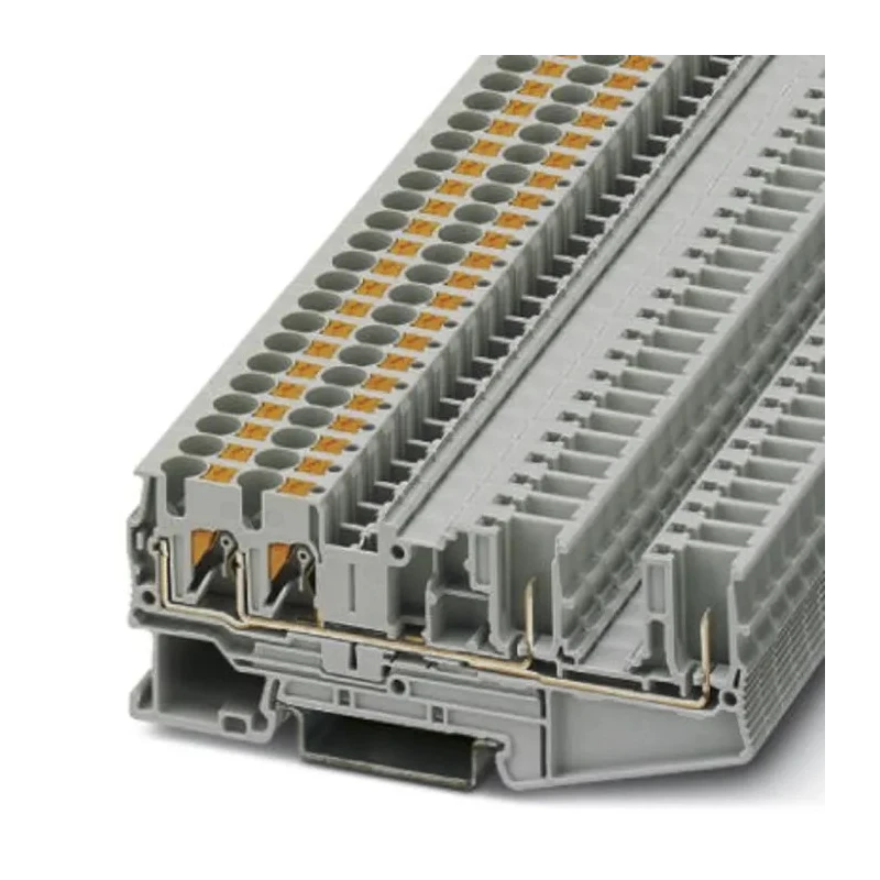 Phoenix Contact Feed Through Terminal Block PT 4-QUATTRO/2P Series Grey, 0.2mm² to 6 mm², 32A, 800V, Push-in, 1-Level 3211991