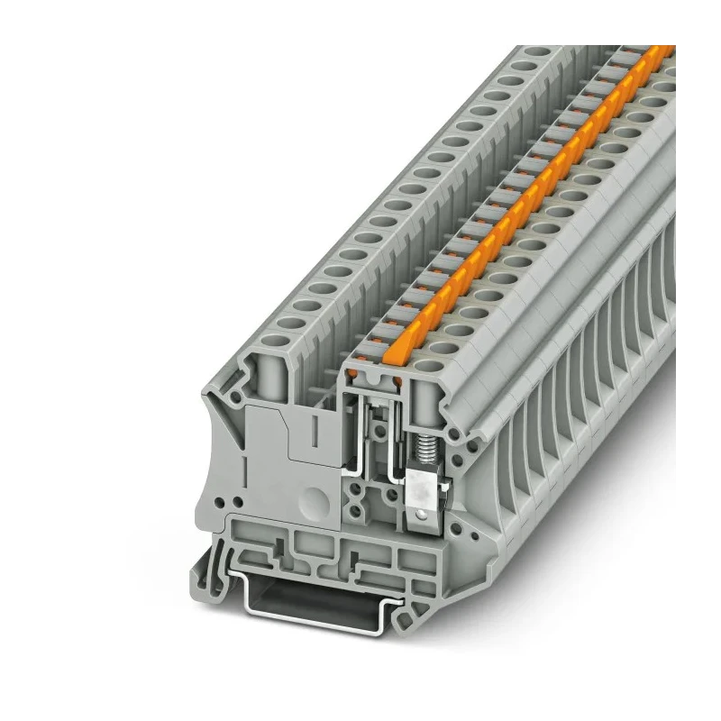 Phoenix Contact P Series Knife Disconnect Terminal Block Grey, 0.2mm² to 10 mm², 1-Level, Screw, 500V, 20A, UT 6-MTL 3046147