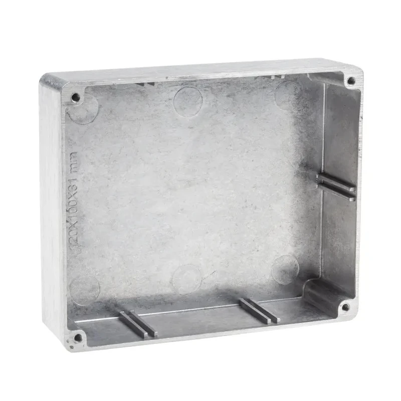 RS PRO Silver Lid Die Cast Aluminium EMI/RFI Shielded Enclosure 35.7 mm x 119.9 mm x 100 mm 517-3327