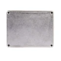 RS PRO Silver Lid Die Cast Aluminium Shielded Enclosure IP65, 55.1 mm x 114.7 mm x 89.7 mm IP65