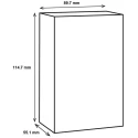 RS PRO Silver Lid Die Cast Aluminium Shielded Enclosure IP65, 55.1 mm x 114.7 mm x 89.7 mm IP65