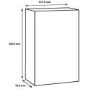 RS PRO Silver Silver Lid Die Cast Aluminium Enclosure, IP67, 76.3 mm x 165.8 mm x 127.3 mm IP67