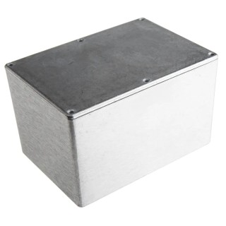 NEUTRAL Silver Silver Lid Die Cast Aluminium Enclosure , 106 mm x 171.9 mm x 120.9 mm IP66