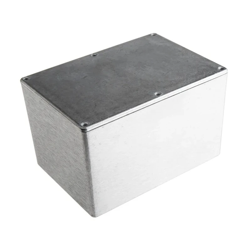 NEUTRAL Silver Silver Lid Die Cast Aluminium Enclosure , 106 mm x 171.9 mm x 120.9 mm IP66