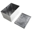 NEUTRAL Silver Silver Lid Die Cast Aluminium Enclosure , 106 mm x 171.9 mm x 120.9 mm IP66