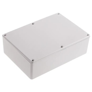 RS PRO Grey Lid Die Cast Aluminium EMI/RFI Shielded Enclosure 55 mm x 171.9 mm x 120.9 mm 517-3614